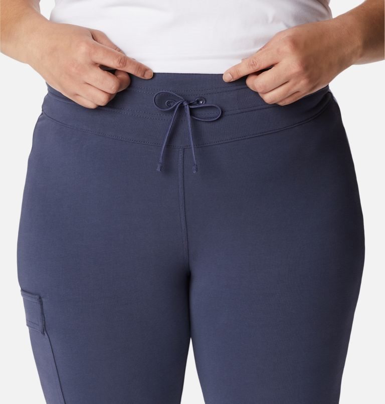 Women's Columbia Trek Leggings Navy | Plus Size CA-F31AL